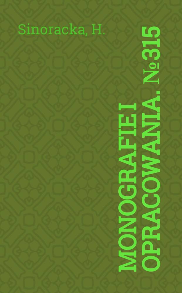 Monografie i opracowania. №315 : Systemy regulacyjne deregulacja w USA ...