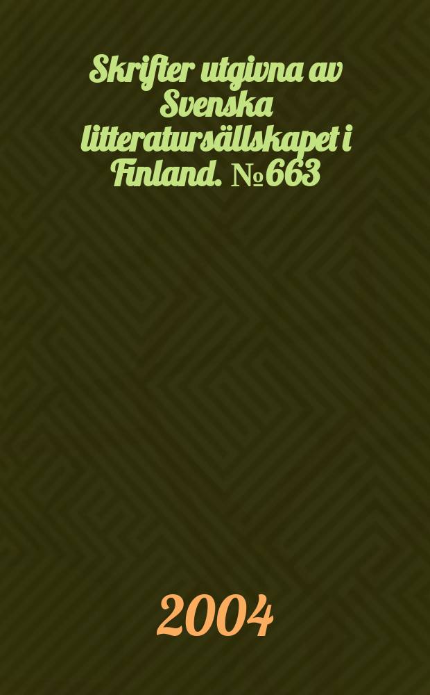 Skrifter utgivna av Svenska litteratursällskapet i Finland. №663 : Konkordans över Fänrik Ståls sägner av J.L. Runeberg