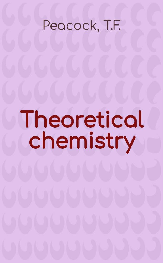 Theoretical chemistry : A series of monographs. Vol.1 : Electronic properties of aromatic and heterocyclic molecules