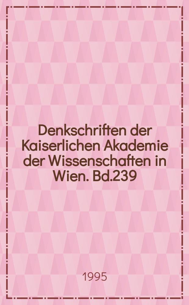 Denkschriften der Kaiserlichen Akademie der Wissenschaften in Wien. Bd.239 : Die römischen Münzen des Medagliere im Castelvecchio zu Verona