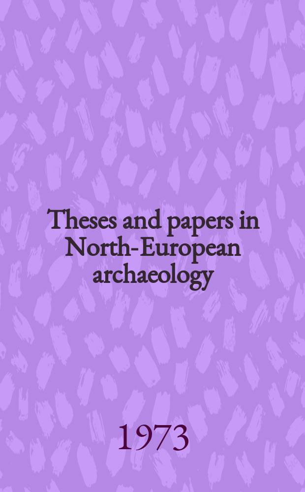 Theses and papers in North-European archaeology : Publ. by the Inst. of North-European archaeology at the Univ. of Stockhol. 2 : Bitsilver och betalningsringar