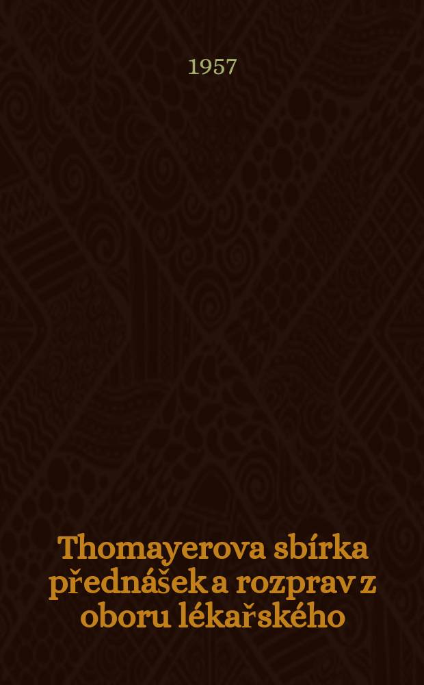 Thomayerova sb&iacute;rka předn&aacute;&scaron;ek a rozprav z oboru l&eacute;kařsk&eacute;ho : Pot&iacute;že nemocn&yacute;ch po cholecystektomii, jejich diagnostika a l&eacute;čeni