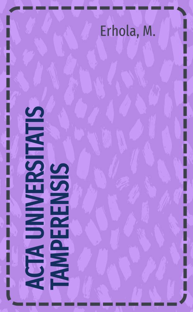 Acta Universitatis Tamperensis : Oxidative stress in lung cancer