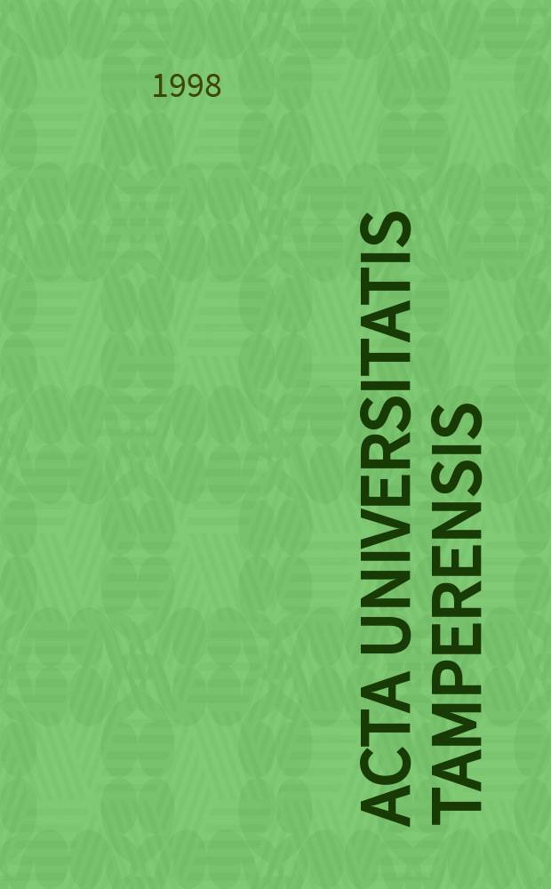 Acta Universitatis Tamperensis : Menestyvän ammatillisen oppilaitoksen profiili