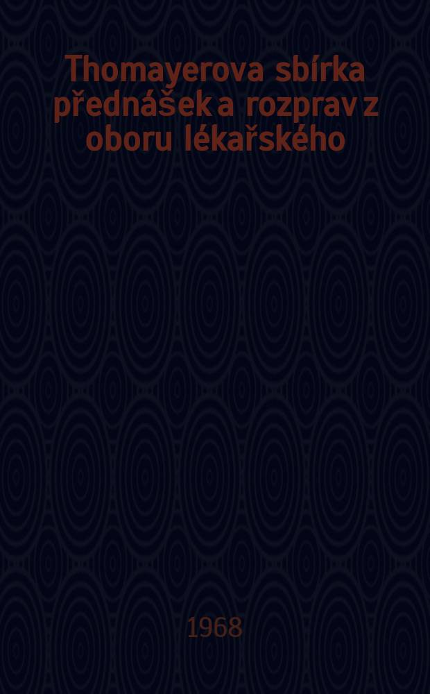 Thomayerova sbírka přednášek a rozprav z oboru lékařského : Vázomotorické bolesti hlavy