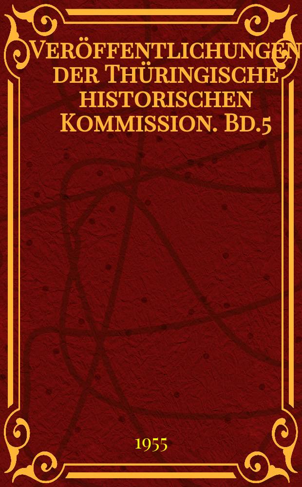 Veröffentlichungen der Thüringische historischen Kommission. Bd.5 : Altenburger Urkundenbuch 976-1350