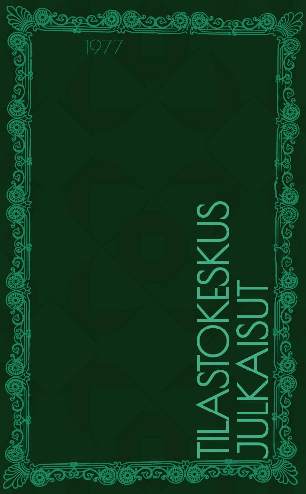 Tilastokeskus Julkaisut