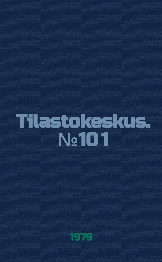 Tilastokeskus. №10[1] : Yhteis&ouml;jen teht&auml;v&auml;luokitus