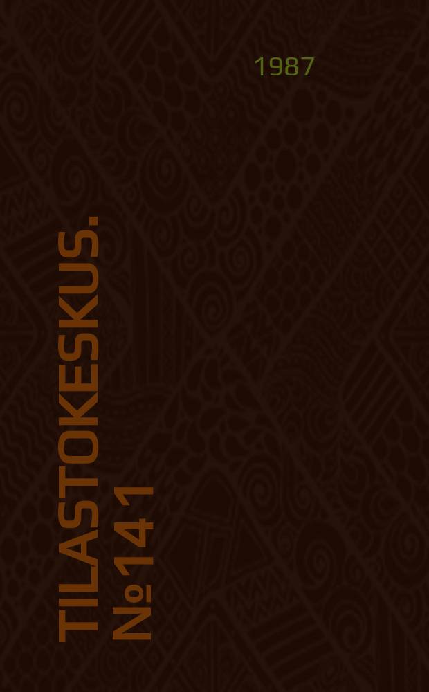 Tilastokeskus. №14[1] : Ammattiluokitus. 1987.