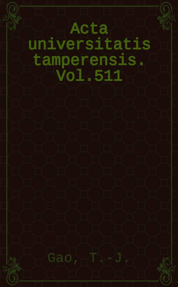 Acta universitatis tamperensis. Vol.511 : Bioactive delivery system for extracted bone