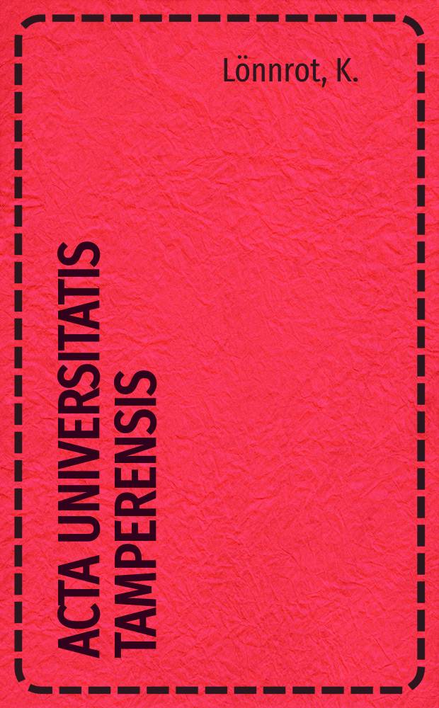 Acta Universitatis Tamperensis : Coenzyme Q10. Its bioavailability