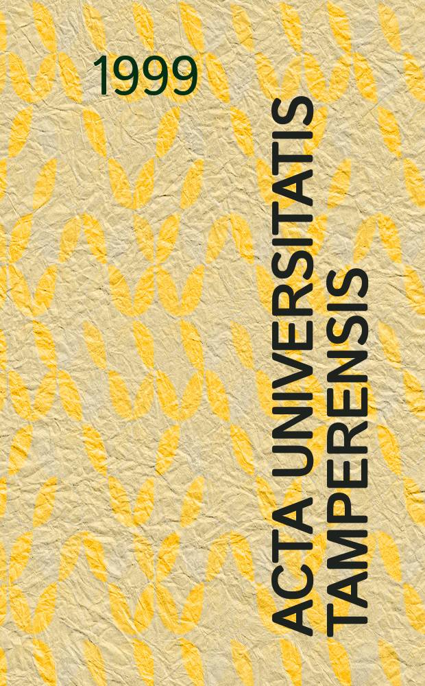 Acta Universitatis Tamperensis : Benchmarking ammatillisen aikuiskoulutuskeskuksen