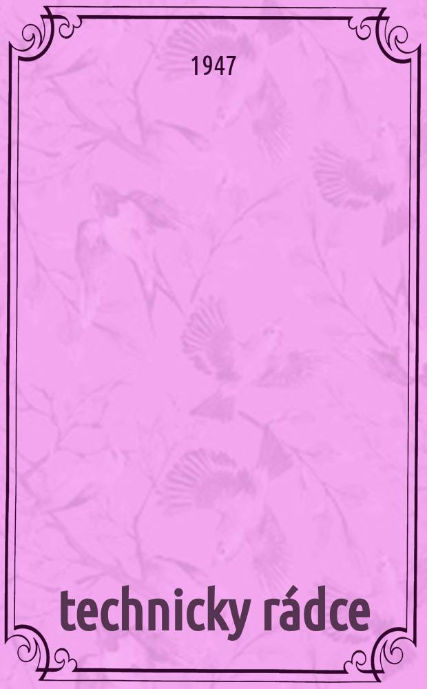 technicky rádce