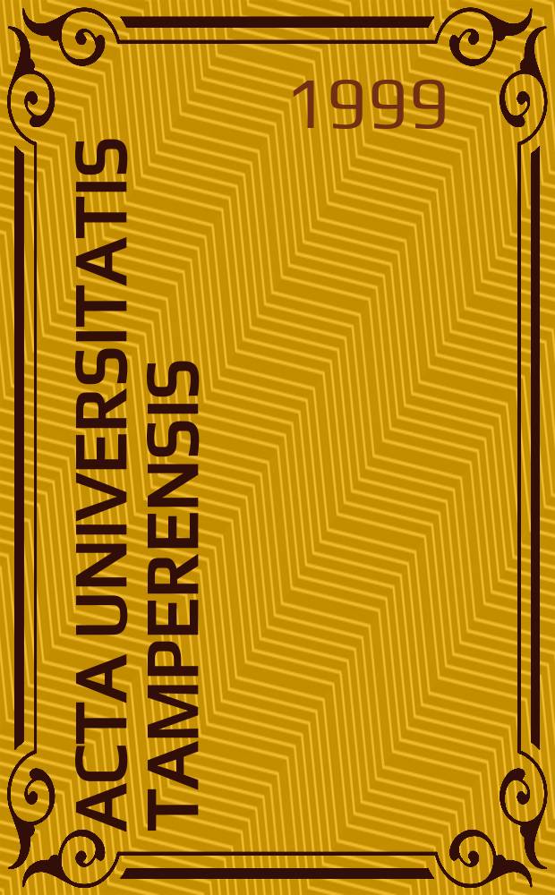 Acta Universitatis Tamperensis : Evaluation of rhesushuman reassortant