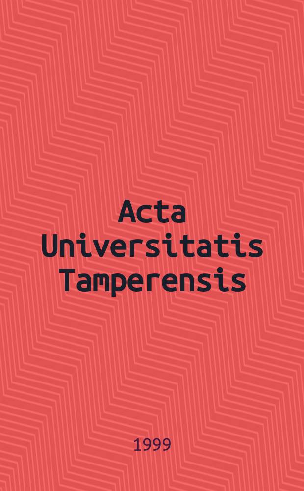 Acta Universitatis Tamperensis : Quantitative pathology in astrocytic