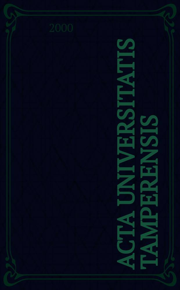 Acta Universitatis Tamperensis : Natural rubber latex allergy in children