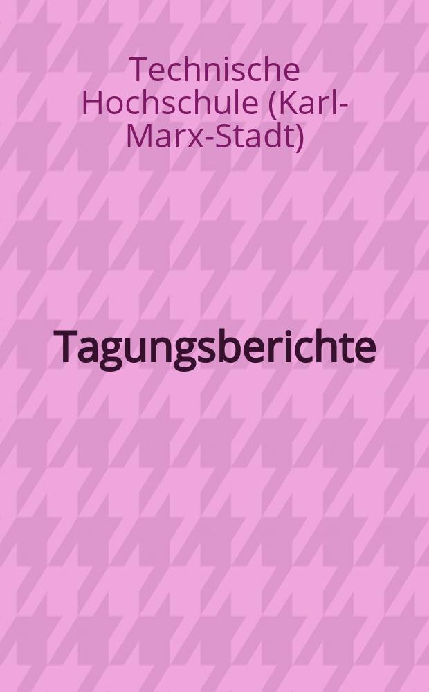 Tagungsberichte