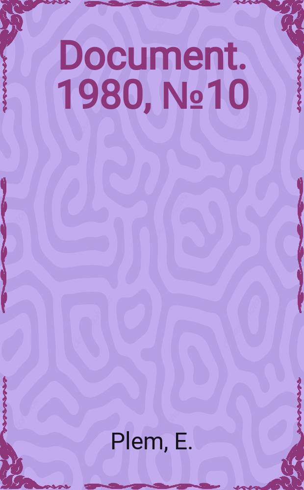 Document. 1980, №10 : The structural performance of corrugated...