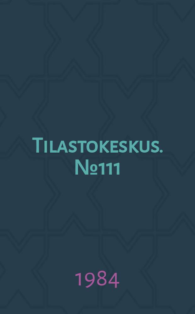 Tilastokeskus. №111 : Oppilaiden sosiaalinen tausta 1980