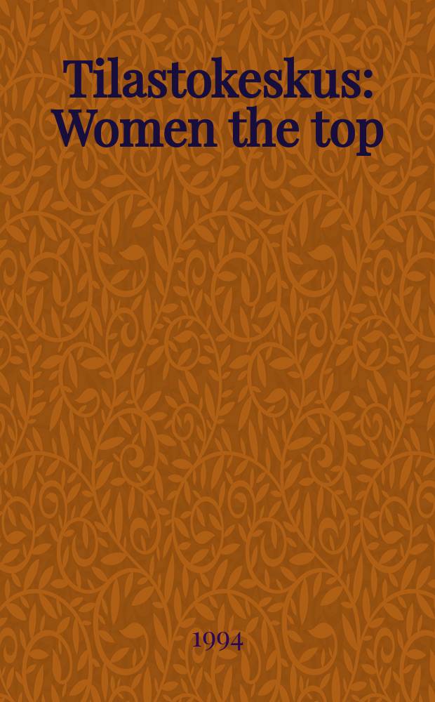 Tilastokeskus : Women the top