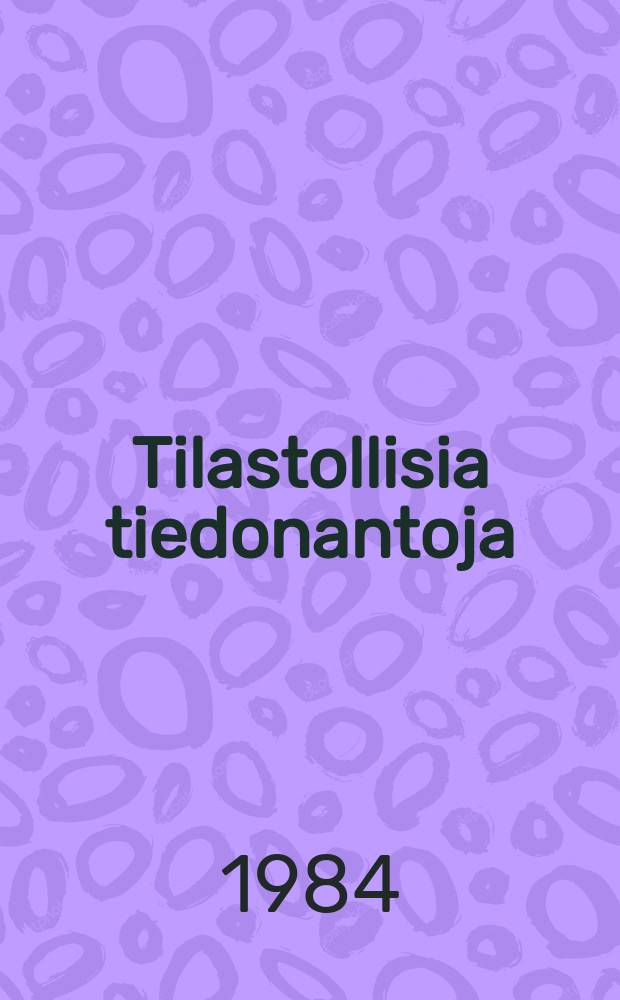 Tilastollisia tiedonantoja : Julkaissut Tilastollinen päätoimisto. №75 : Kansantalouden tilinpito 1981