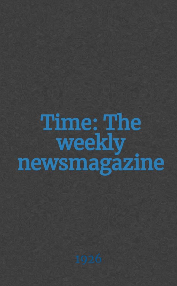 Time : The weekly newsmagazine : Atlantic edition