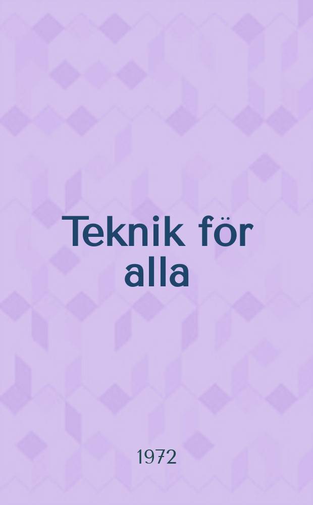 Teknik för alla