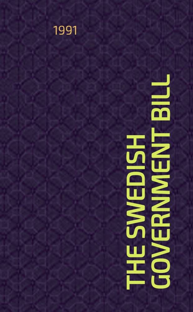 The Swedish government bill