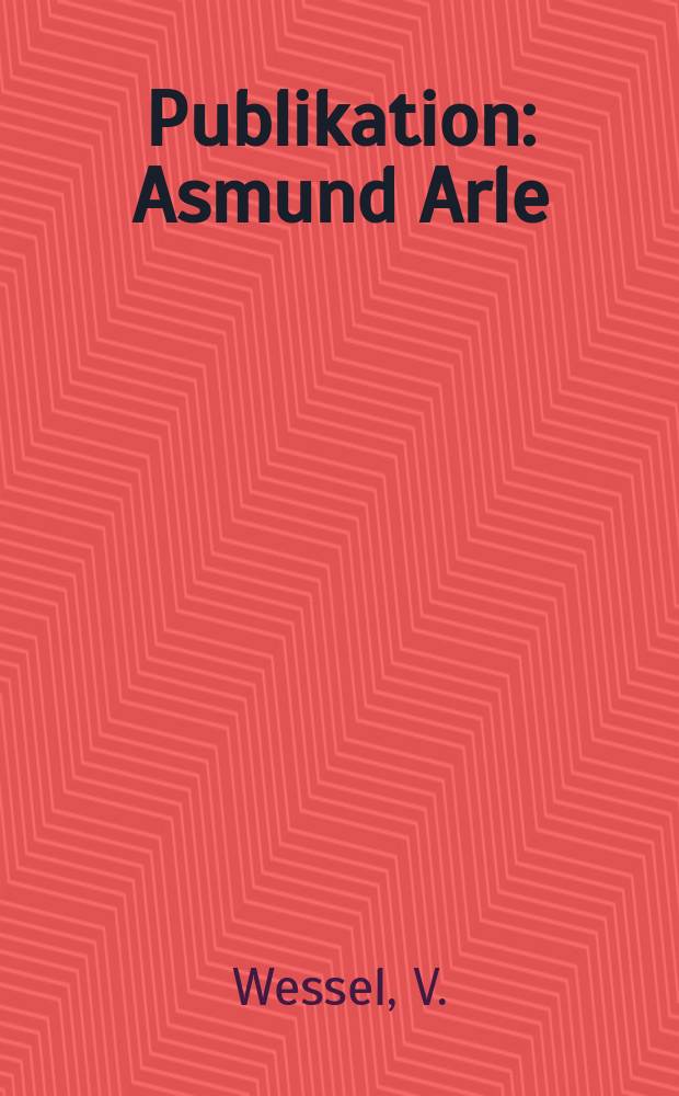 Publikation : Asmund Arle