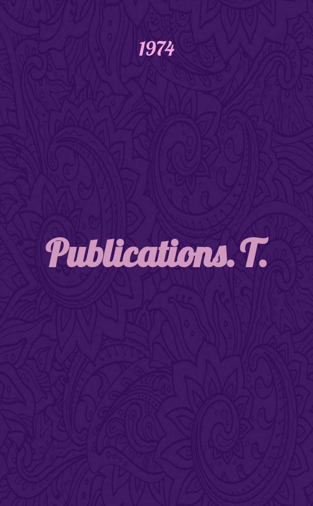 [Publications]. T.