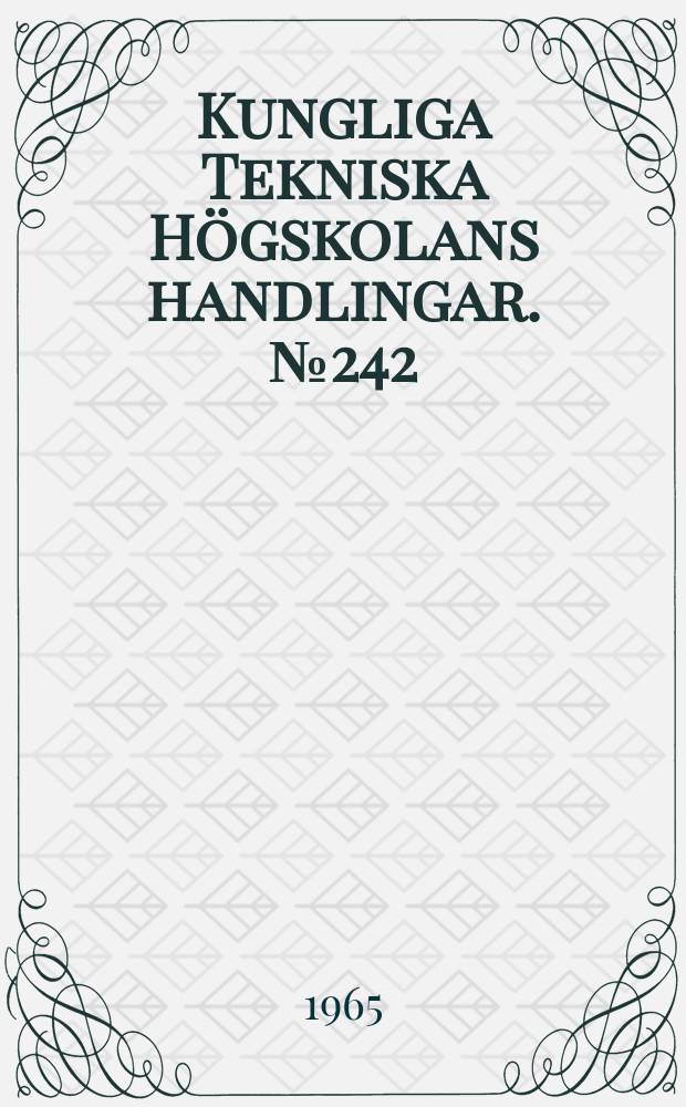 Kungliga Tekniska Högskolans handlingar. №242 : The microstructures of cement gel phases