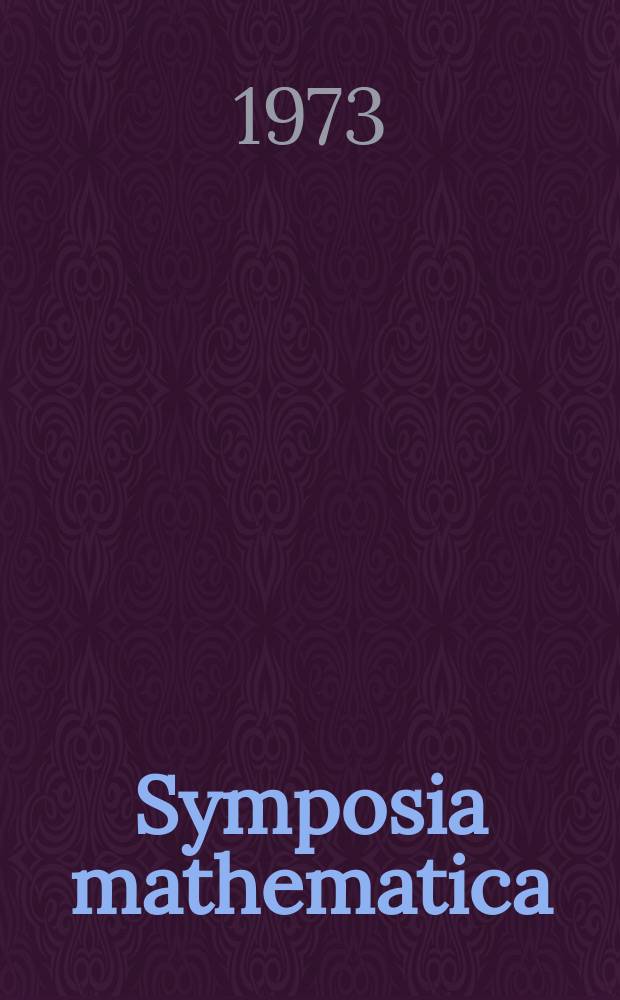 Symposia mathematica