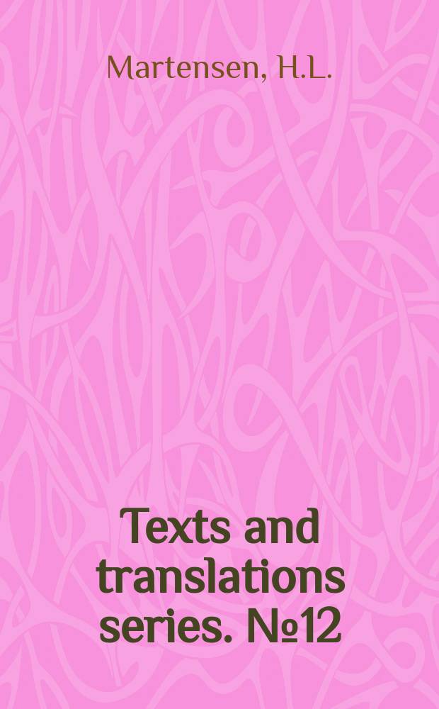 Texts and translations series. №12 : Between Hegel and Kierkegaard