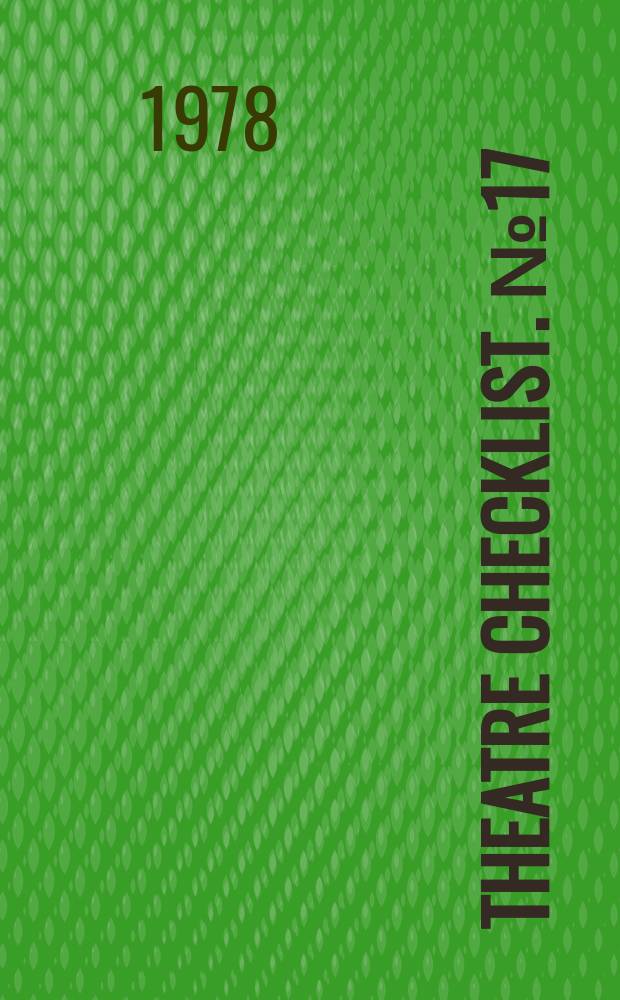 Theatre checklist. №17 : Dario Fo