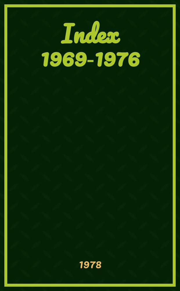 Index 1969-1976