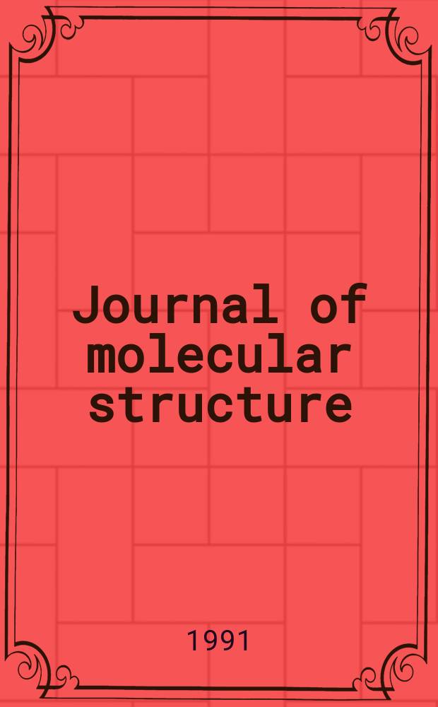 Journal of molecular structure