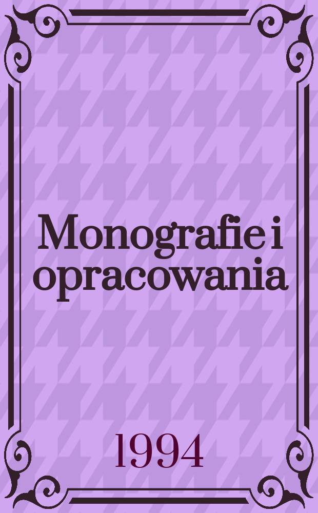 Monografie i opracowania : Samorząd terytorialny i gospodarka lokalna