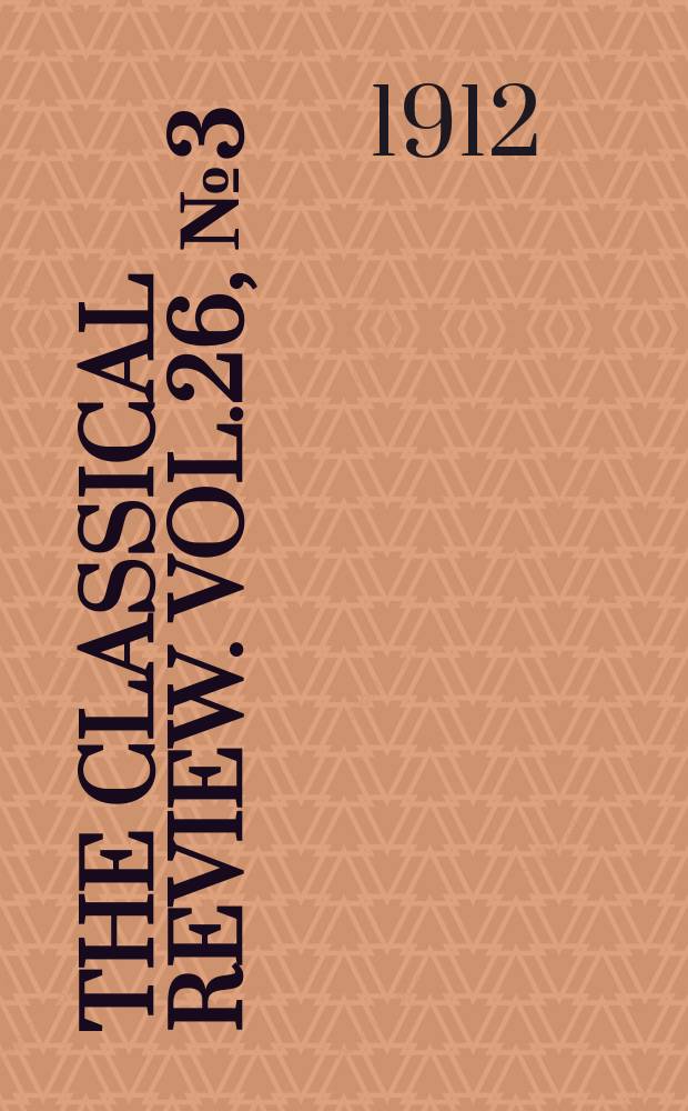 The Classical review. Vol.26, №3(225)
