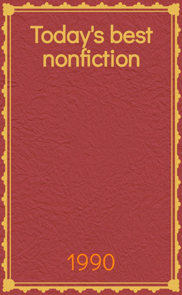 Today's best nonfiction