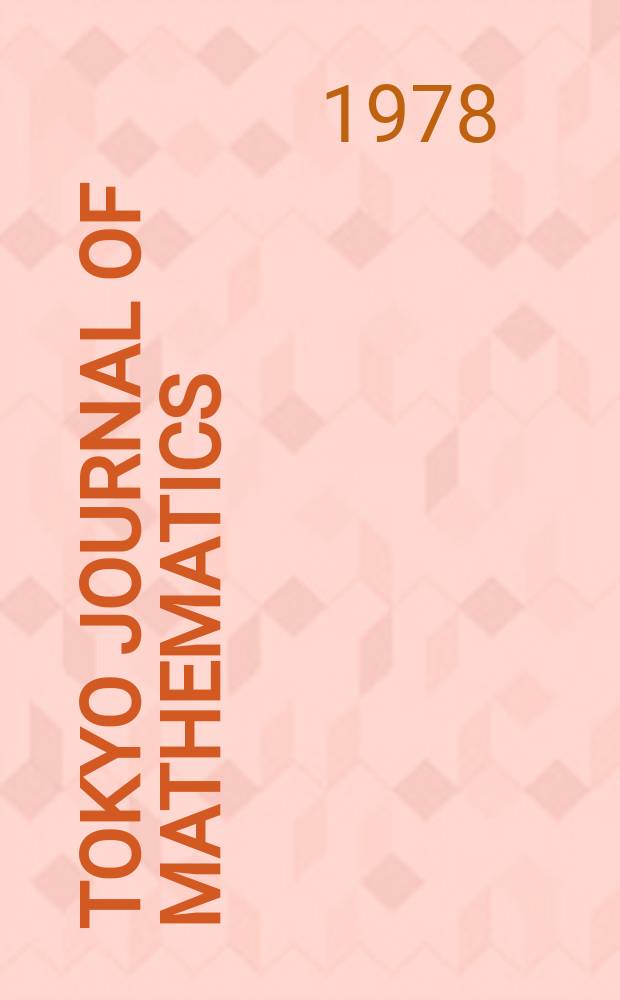 Tokyo journal of mathematics