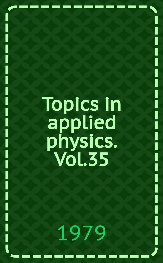 Topics in applied physics. Vol.35 : Uranium enrichment