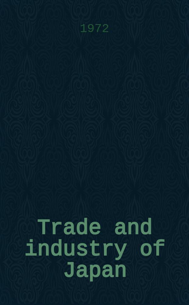 Trade and industry of Japan