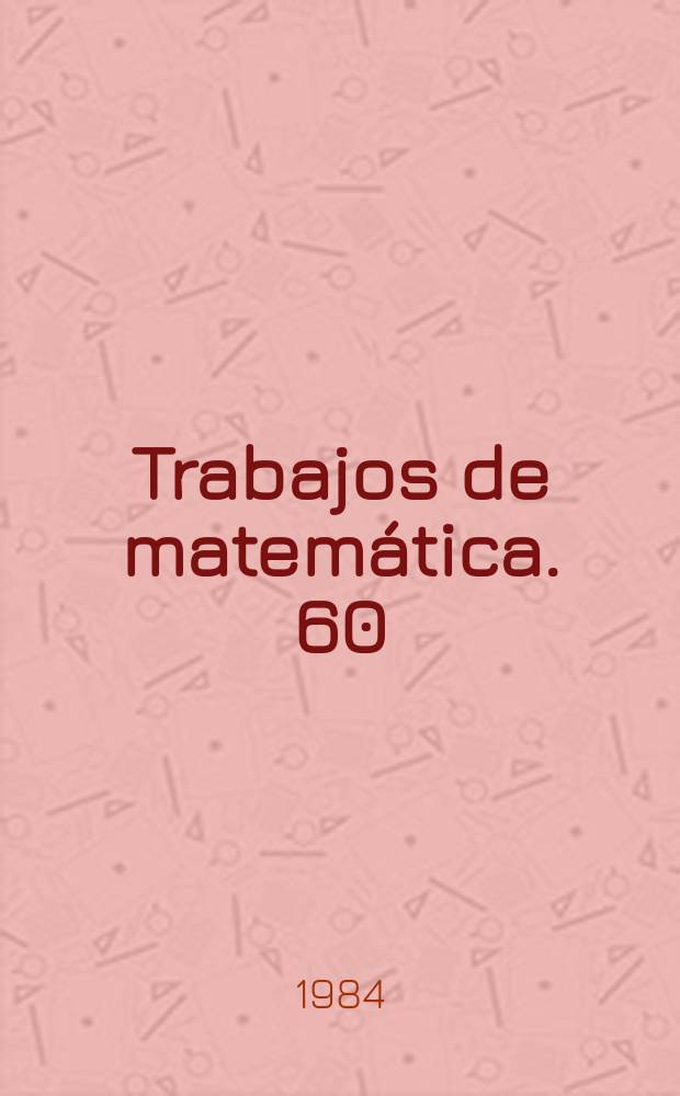 Trabajos de matemática. 60 : Objets compacts dans les topos