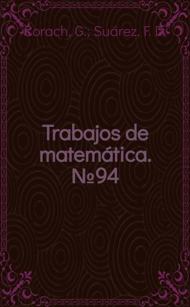 Trabajos de matemática. №94 : Extensions of characters in commutative...