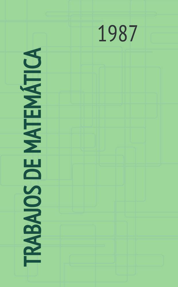 Trabajos de matemática : Robust nonparametric...