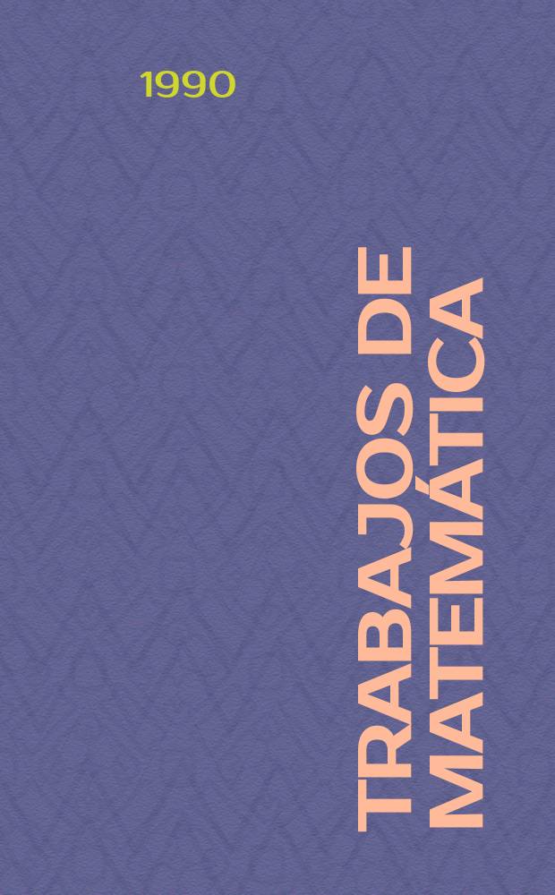 Trabajos de matemática : Schwarzschild-Lorentz space-times...