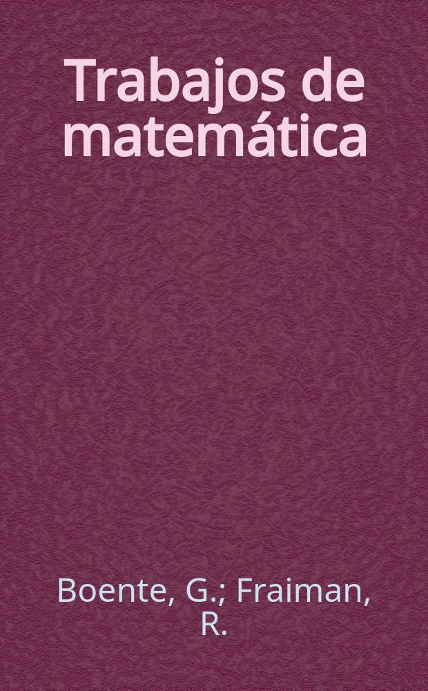 Trabajos de matemática : Nonparametric regression for directional data