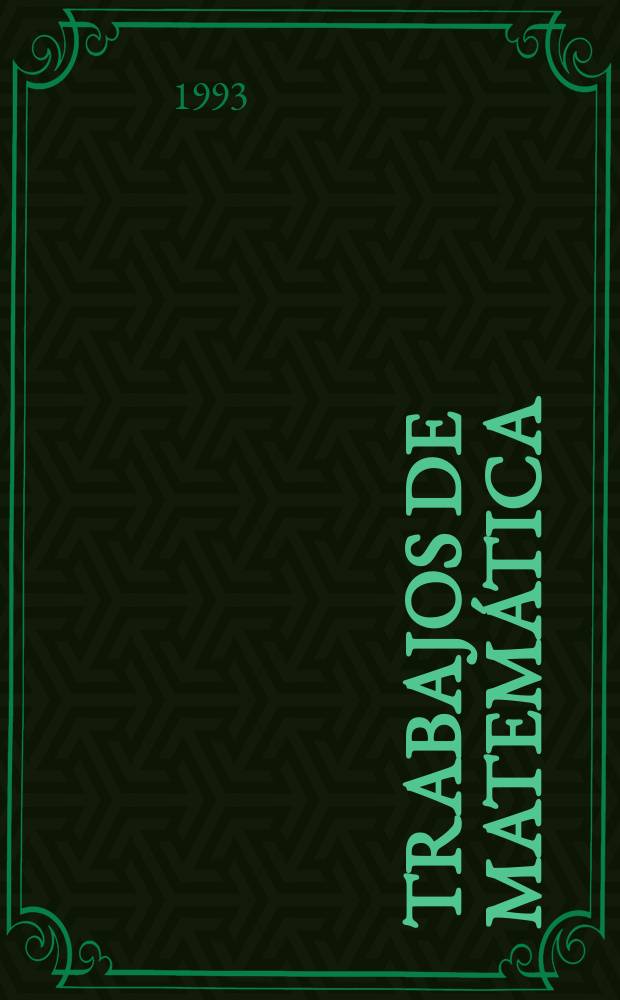 Trabajos de matemática : L¹loc solutions to the Cauchy problem...