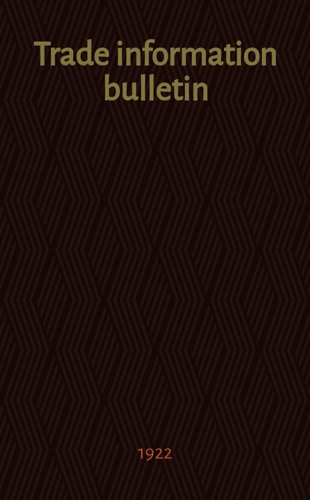 Trade information bulletin : Supplement to Commerce reports. №53 : Commerce and finance in Czechoslovakia