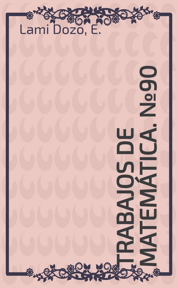 Trabajos de matemática. №90 : Non-expansive maps in generalized...